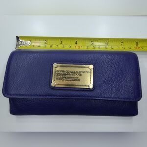 Marc Jacobs Royal Blue Leather Wallet
